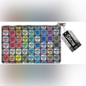 Tim Holtz Ranger Distress 6 x 10 zipper bag NIB